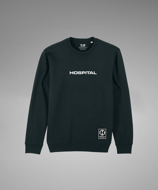 BLACK WORDMARK SWEAT