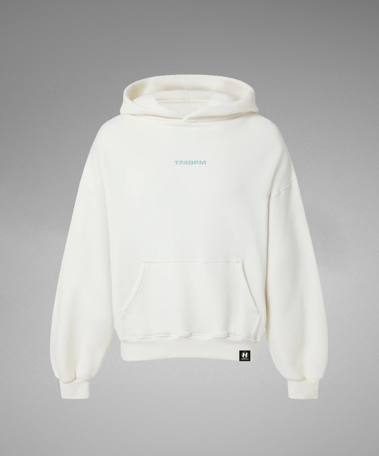 174BPM WHITE HOODIE
