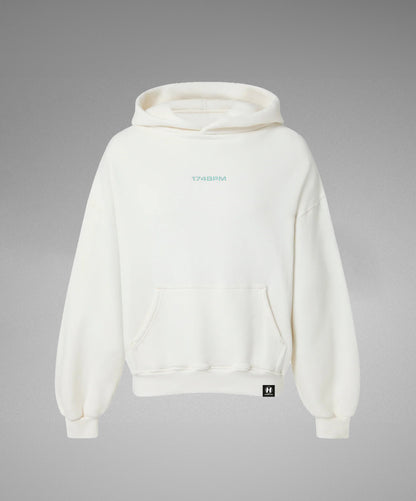174BPM WHITE HOODIE