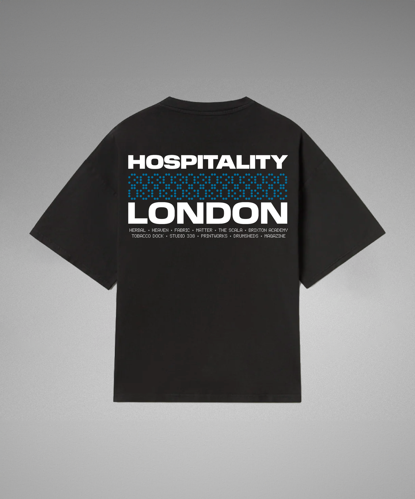 HOSPITALITY LONDON BLACK T-SHIRT