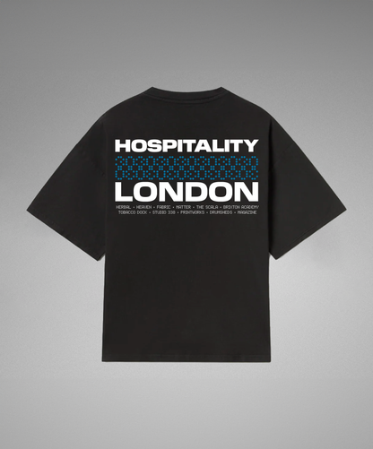 HOSPITALITY LONDON BLACK T-SHIRT