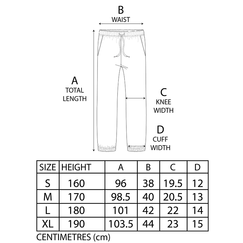 product size guide